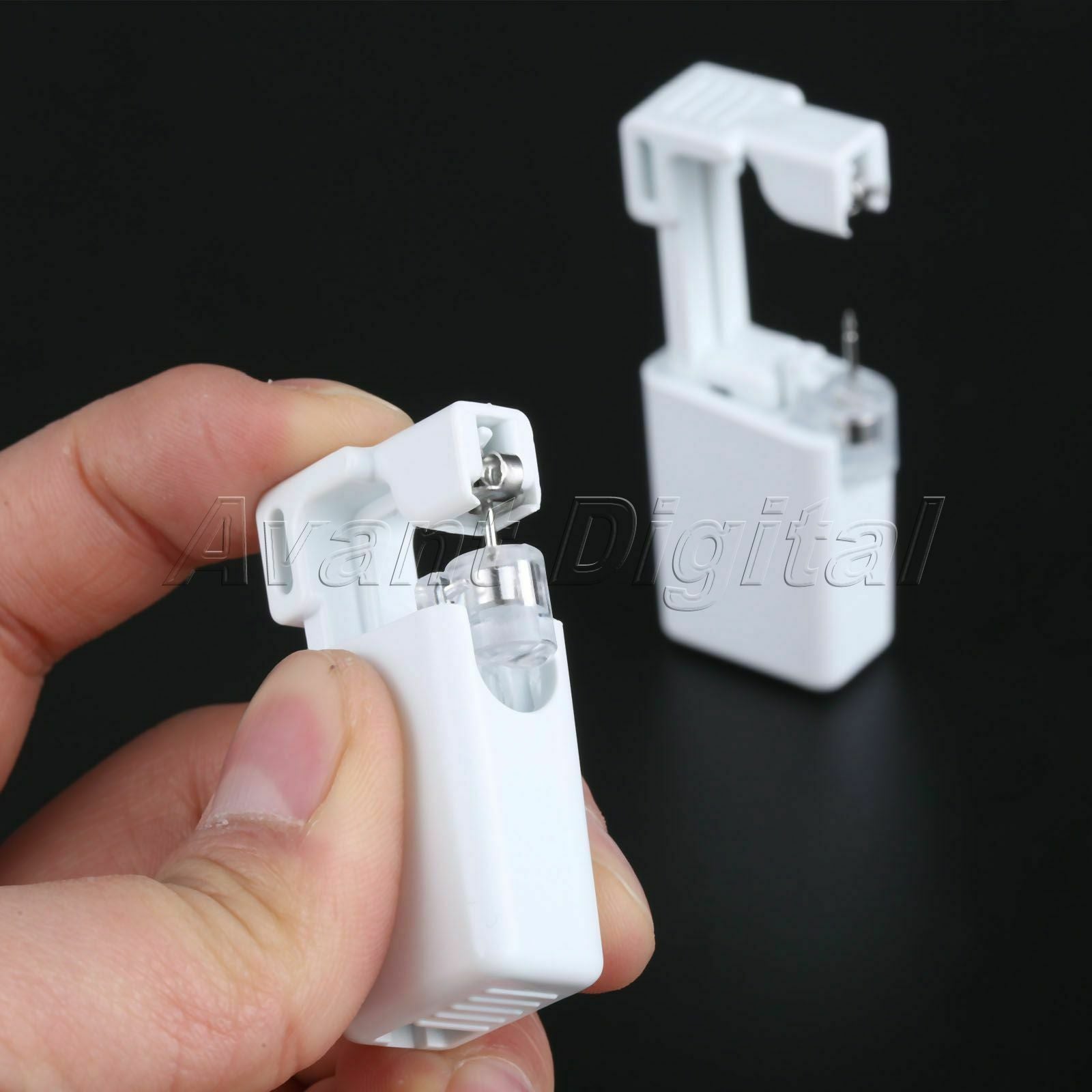 2X Sterlized Disposable Safety Pro DIY Nose Ear Piercing Gun 2.24"x0.87"x0.71"