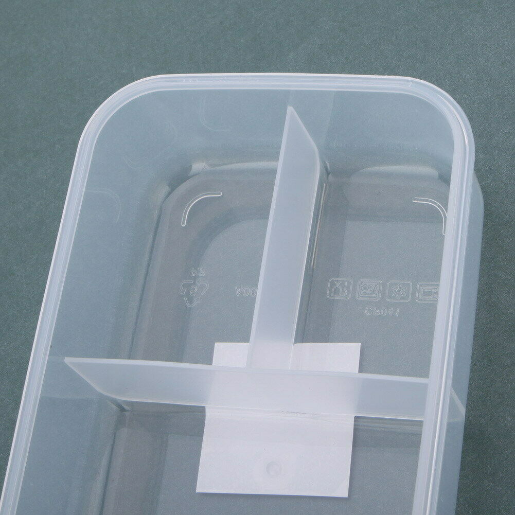Outdoor Portable Microwave Lunch Box with Soup Bowl Chopsticks Spoon Food @