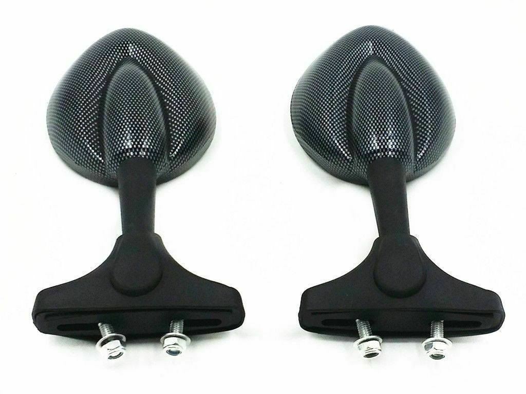 Carbon Racing Sport Rear View Side Mirrors For Suzuki GSXR 600 1000 Hayabasa SV