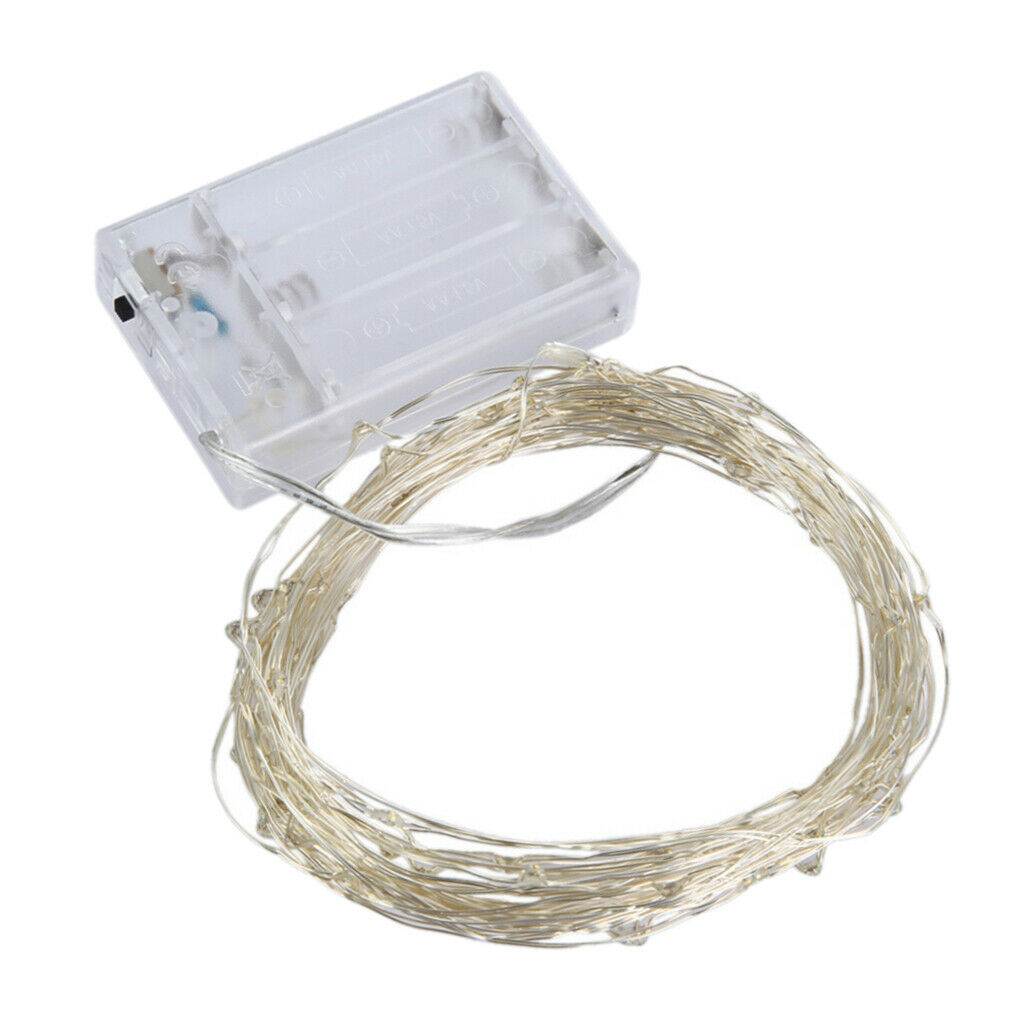 Battery Operated Decorative String Light for Decorations 4 meter_Warm White