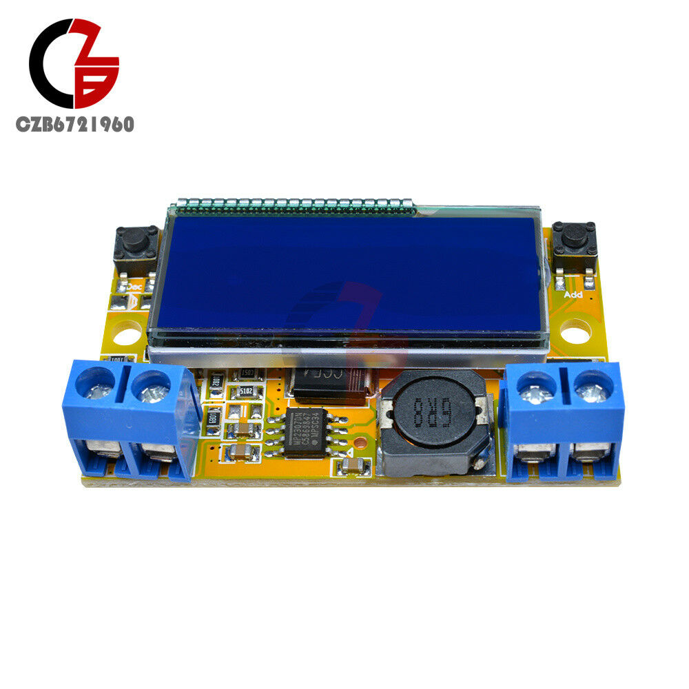 Adjustable DC-DC Double Display Step Down Pulse Power Supply Module LCD Display
