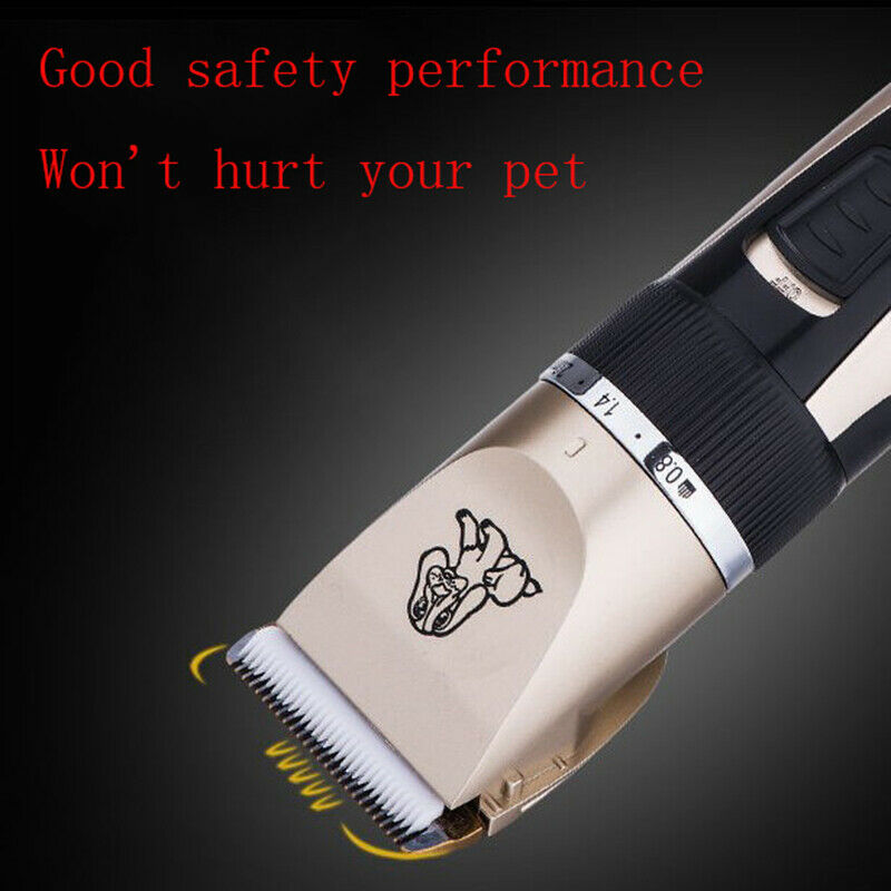 Professional Pet Dog Cat Clipper Hair Grooming Kit Cordless Scissor Shaver Comb