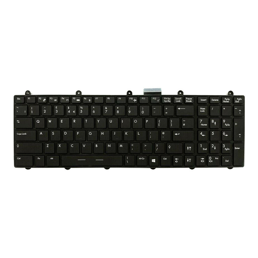 Laptop Keyboard Standard UK with Full RGB Backlit for MSI GT60 GT70 Black