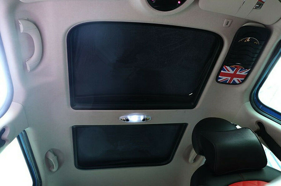 2 Sheet Foldable Anti-UV Sunroof Sun Visor Shade Cover For MINI Cooper 2008-2017