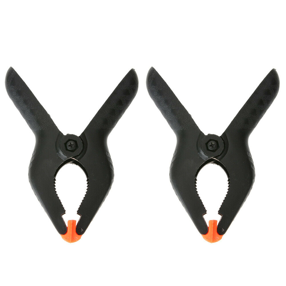 2PCS 6 Inch Plastic Nylon Spring Clamps Clip Tips Set for Photography plate @