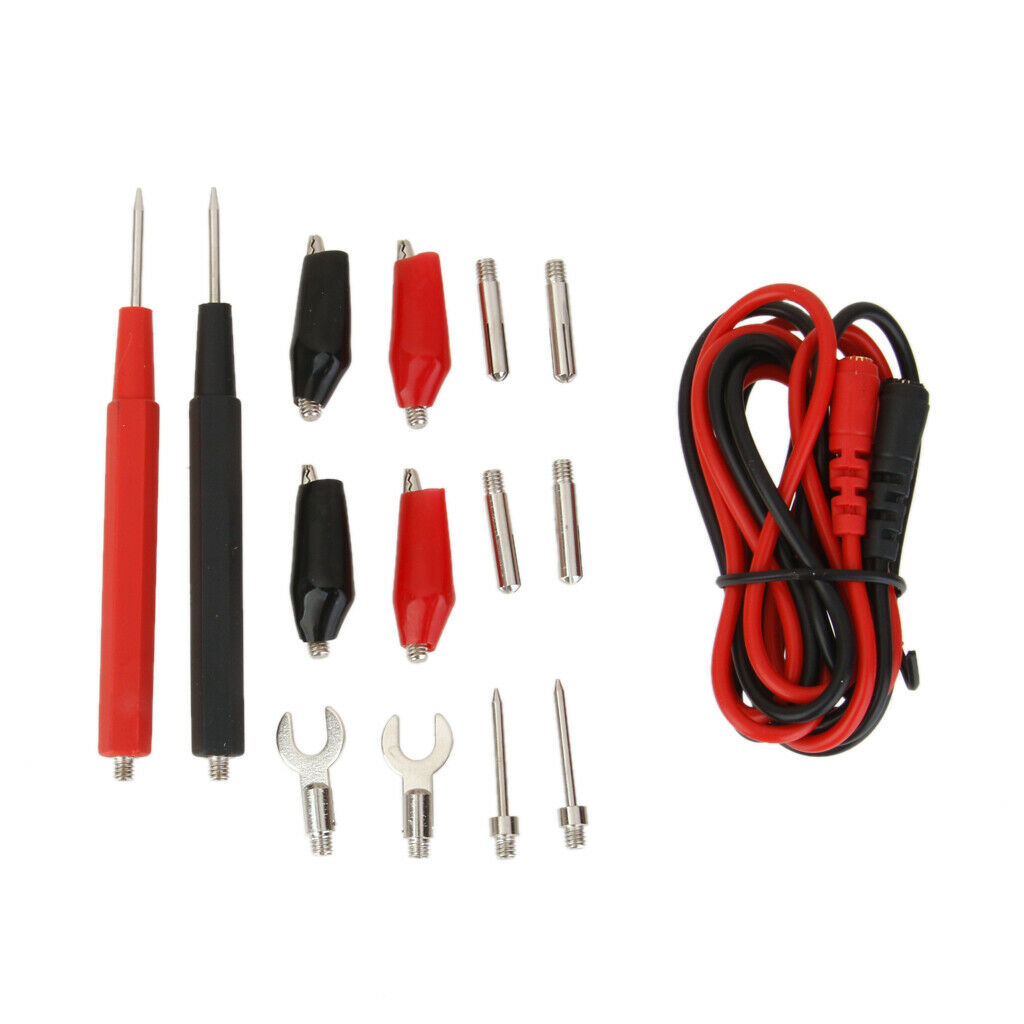 Crocodile Alligator Test Clips Probe Leads Cable Banana Plug for Multimeter