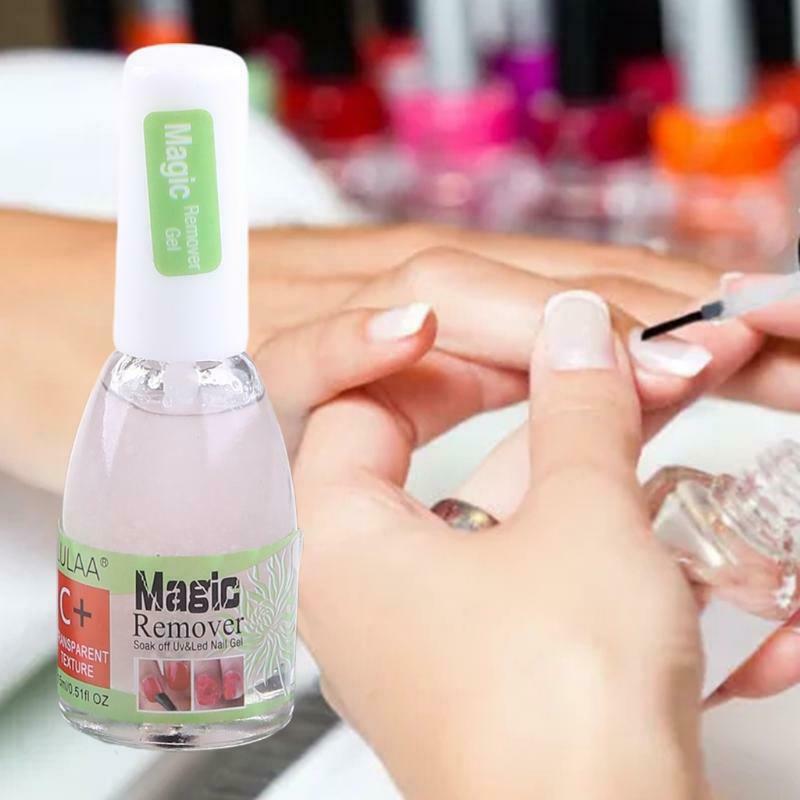 15ml Nail Polish Remover UV Gel Soak Off Removal Manicure Cleaner Tool
