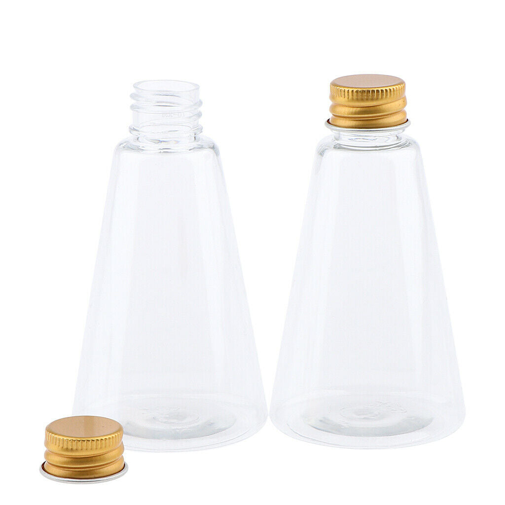 Premium Empty Plastic Bottles Clear Travel Containers Refillable BPA-free