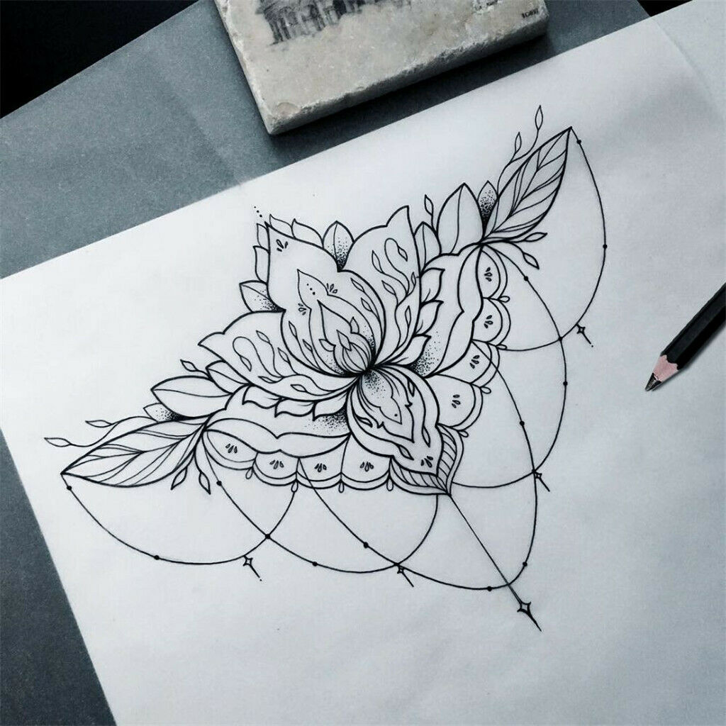 12pcs Black Tattoo Stencil Pencils Carbon Transfer Stencil Pencil Drawing