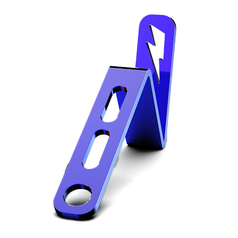 1x Scooter Motorcycle Off-road Handlebar Front-Mounted Hook Stainless Steel Blue