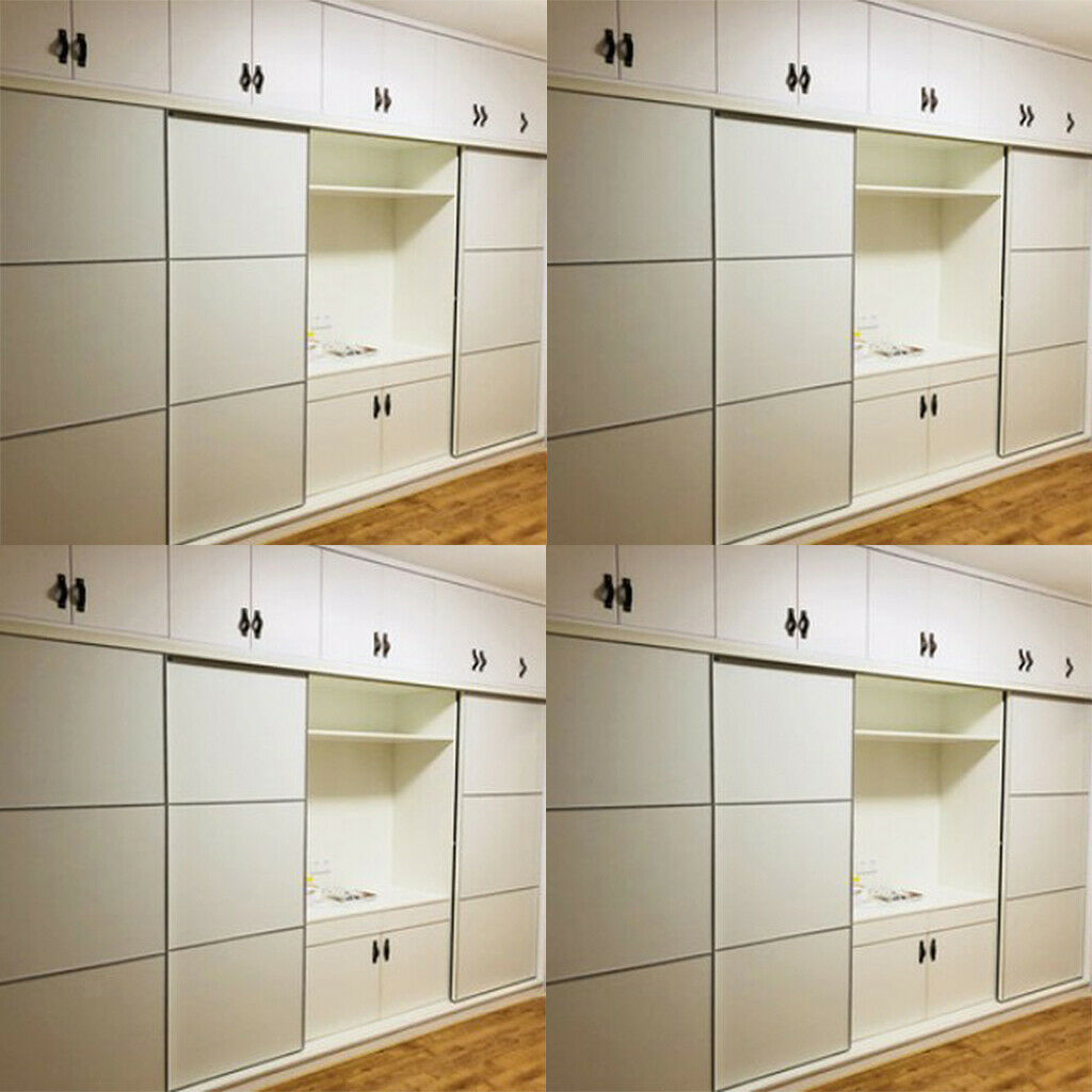4x PU Leather Handles Cabinet Drawer Dresser Closet Replacement Suitcase Handle