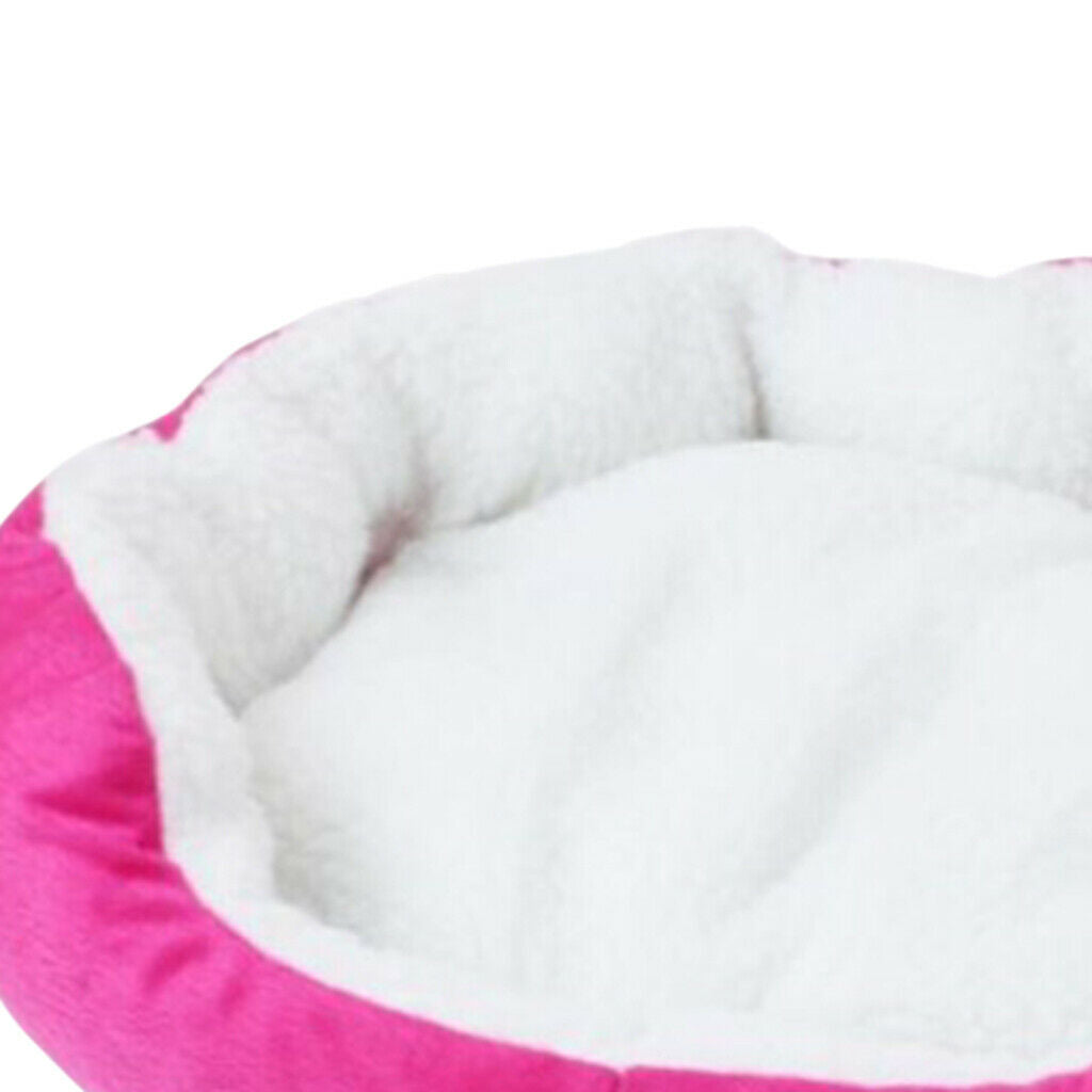 Warming Pad Dog Bed Cuddler with Removable Cover Small Size for Cats Dogs Rose