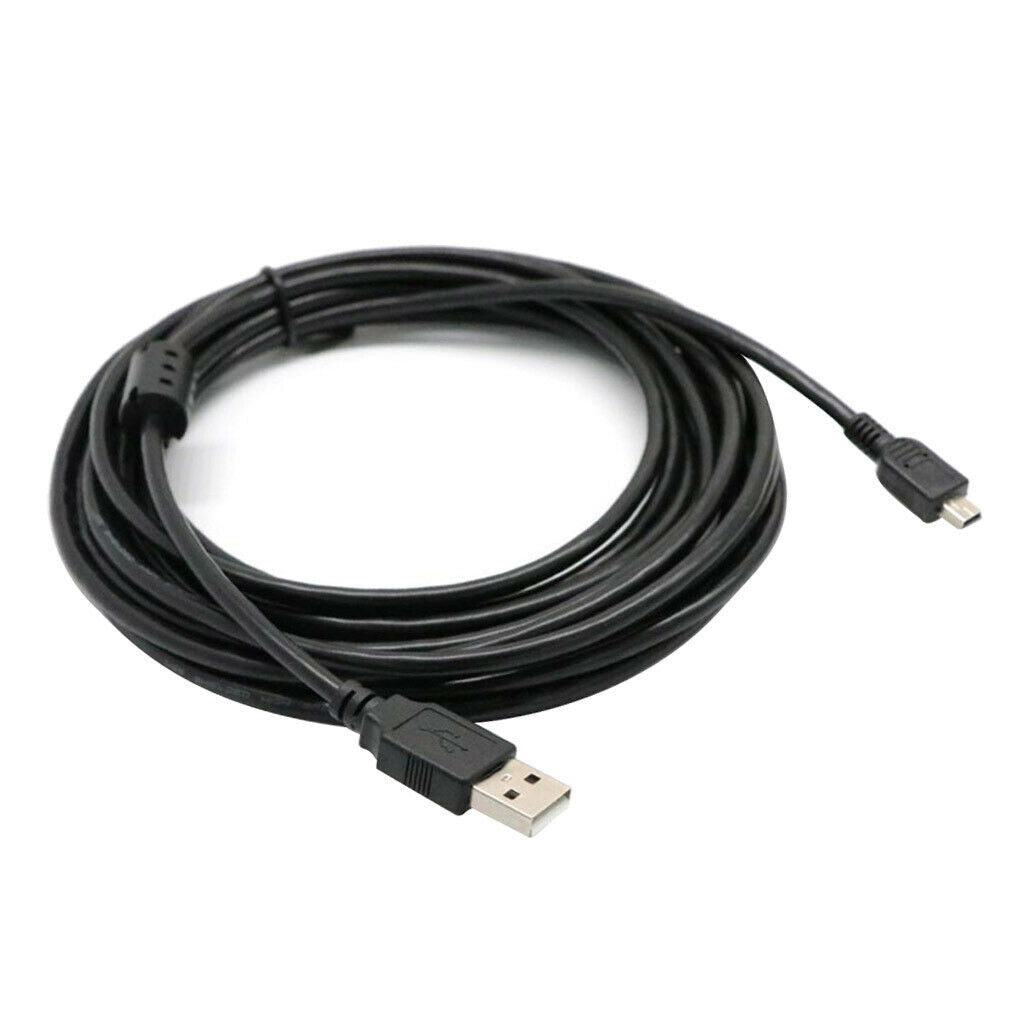 USB 2.0 A Male to Mini B 5 Pins Male Line Data Sync High Speed Charging Cord