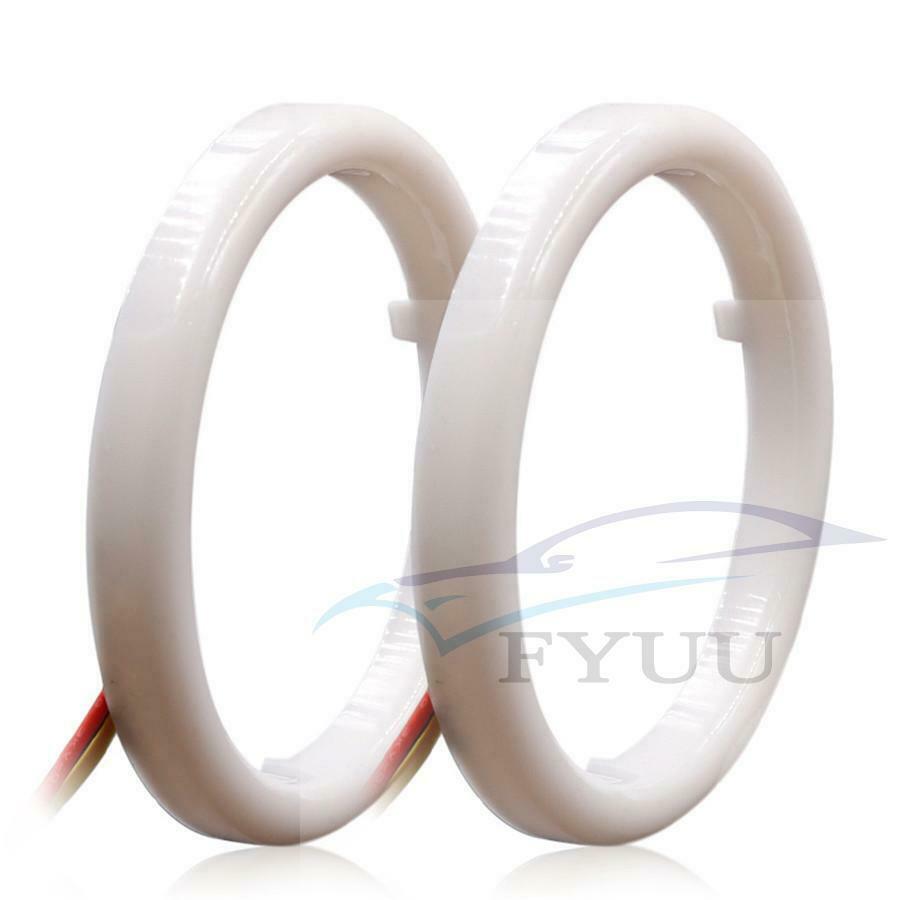 Car Headlight DRL Daytime Running Light Auto Halo Ring Angel Eyes 12V Day Light