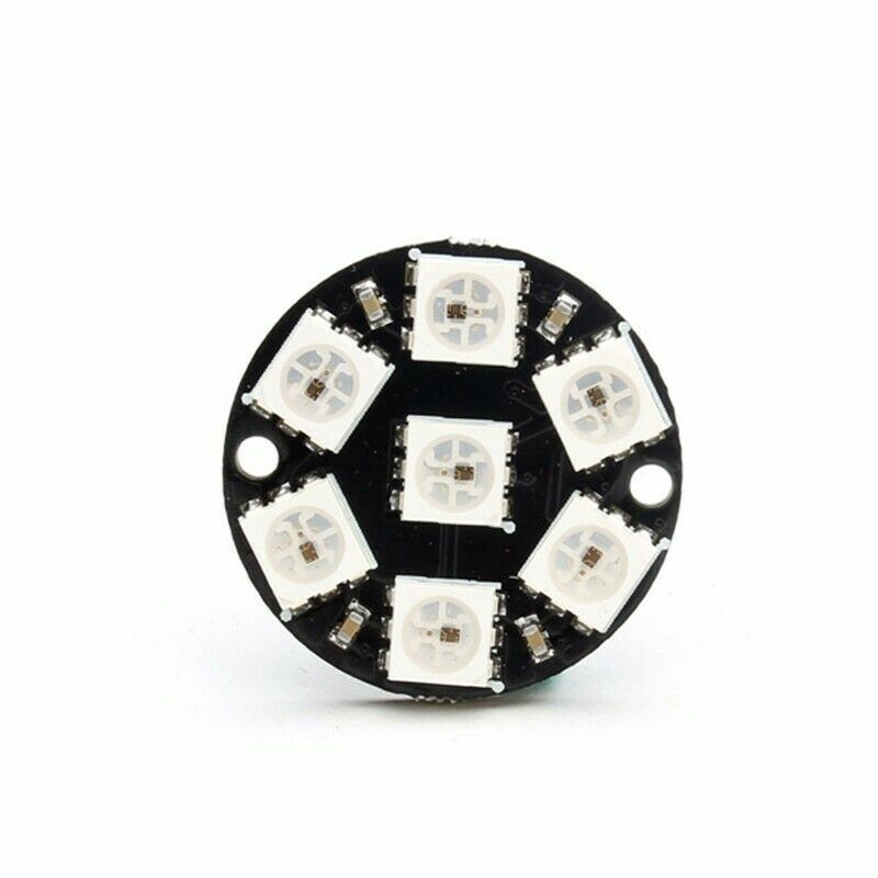 Led Light Module, Built-In Full-Color Driver Lights, Circular Development Board