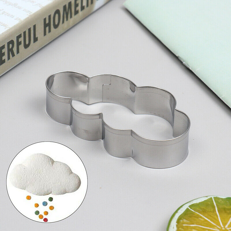 1Pc Cloud Shape Fondant Cutter Cutter Plunger Mold Fondant Cake Decorating To Qx