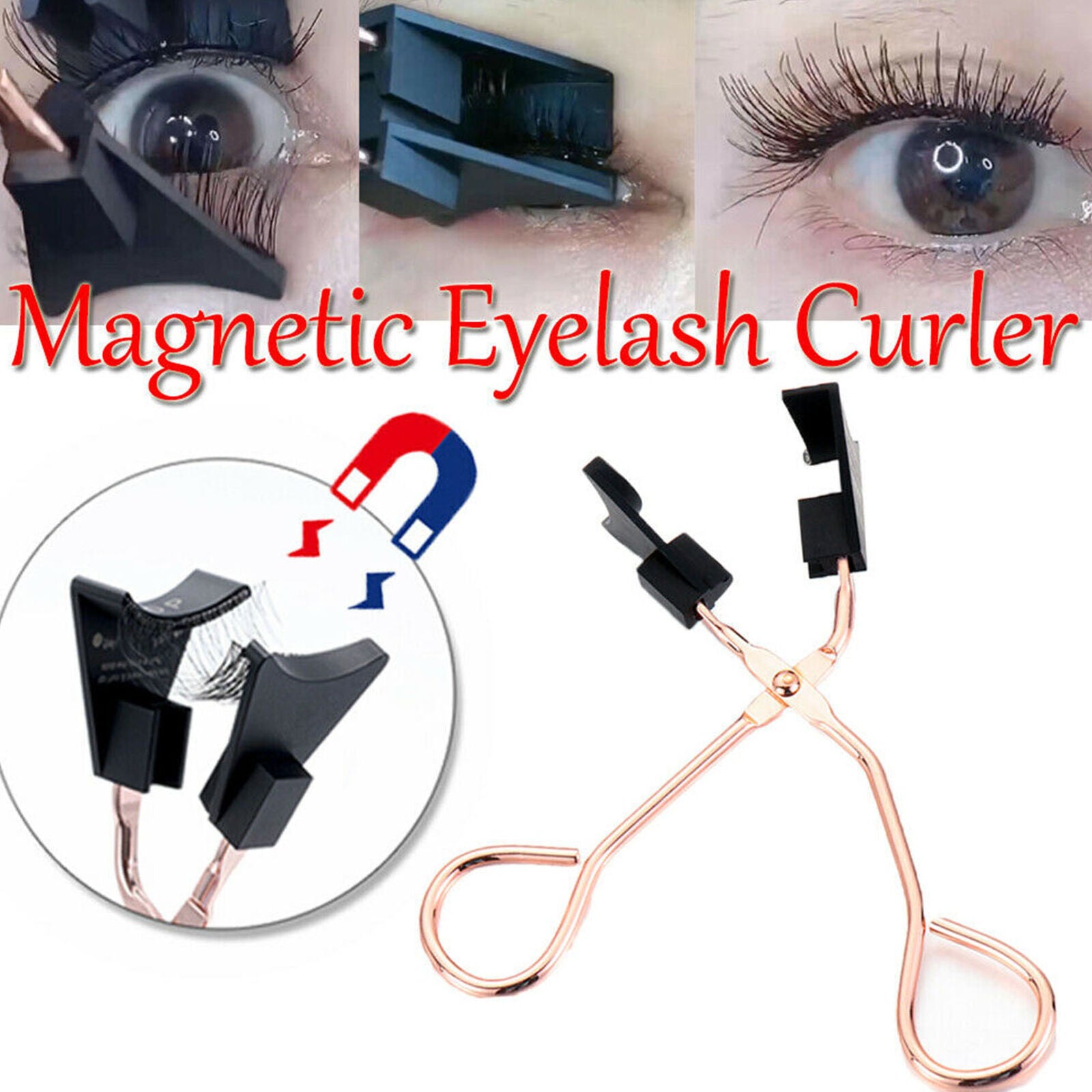 Eyelashes Magnetic Eyelash Curler Magnetic Lashes Clip No Glue Need Eyelashes