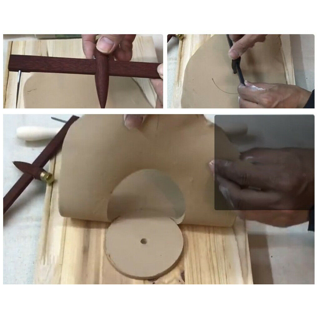 Clay pottery pottery compass circle cutter measuring tools ruler for hobbyists