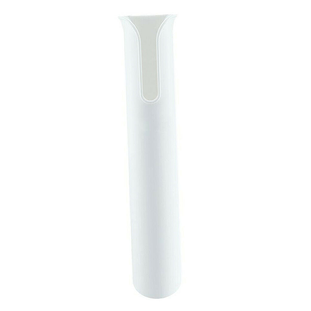 Plastic Self Adhesive Boat Rod Holder Rack Organizer for Kayak Yacht White