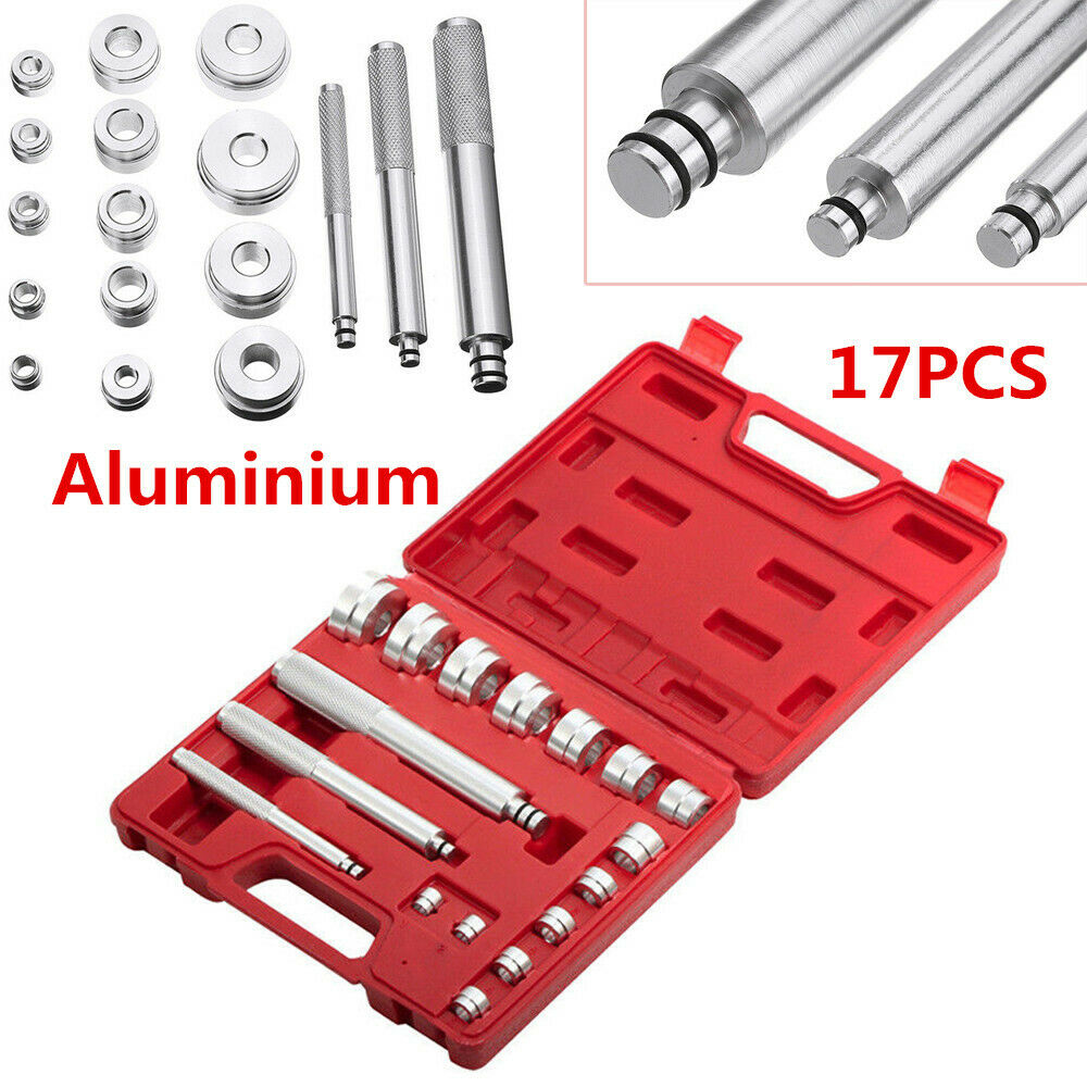 17Pcs Car Aluminium Wheel Bearing Race Seal Bush Driver Master Tool Set 10-42mm