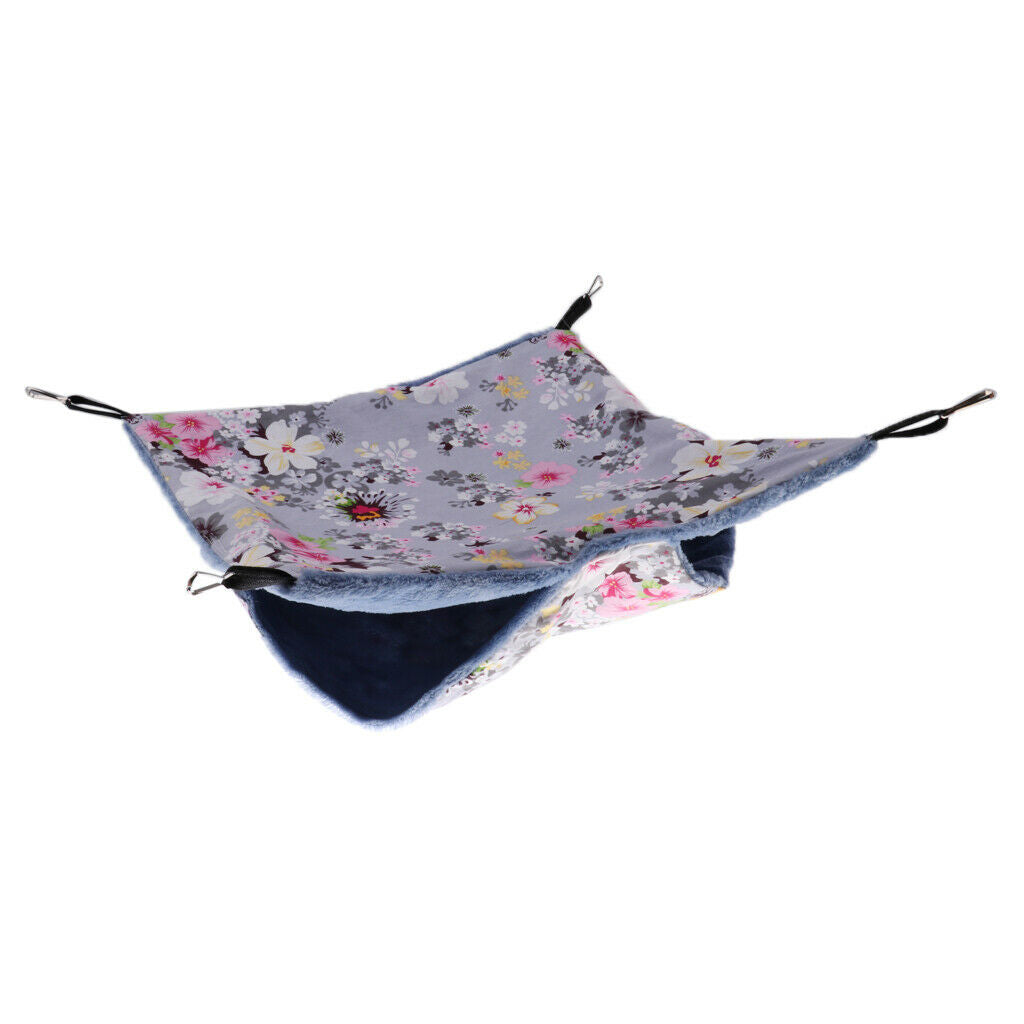 2 x Pet Hanging Bed Hammock Made of Cotton - Small Animal Sleep Hanging Cage Bed