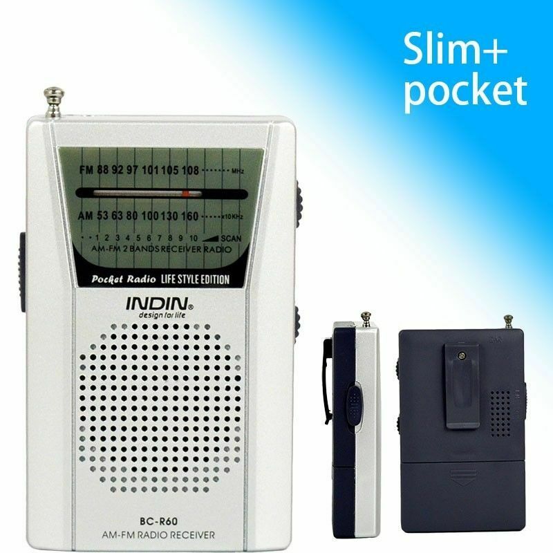 New Portable Digital Radio Mini Pocket Built in Speaker Receiver AM/FM Radio