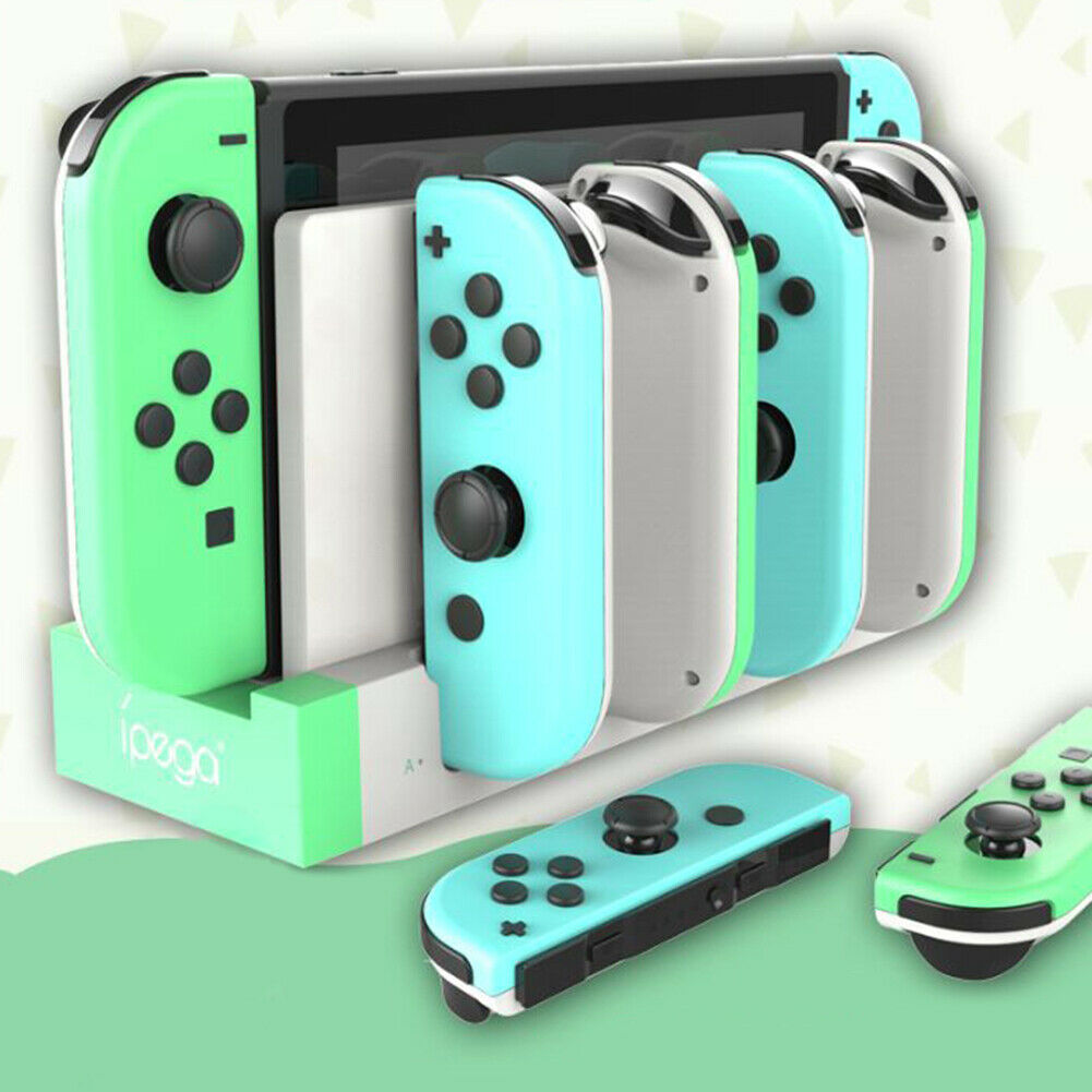 PG-9186A Game Controller Charger Charging Stand for Nintendo Switch Joy Con @
