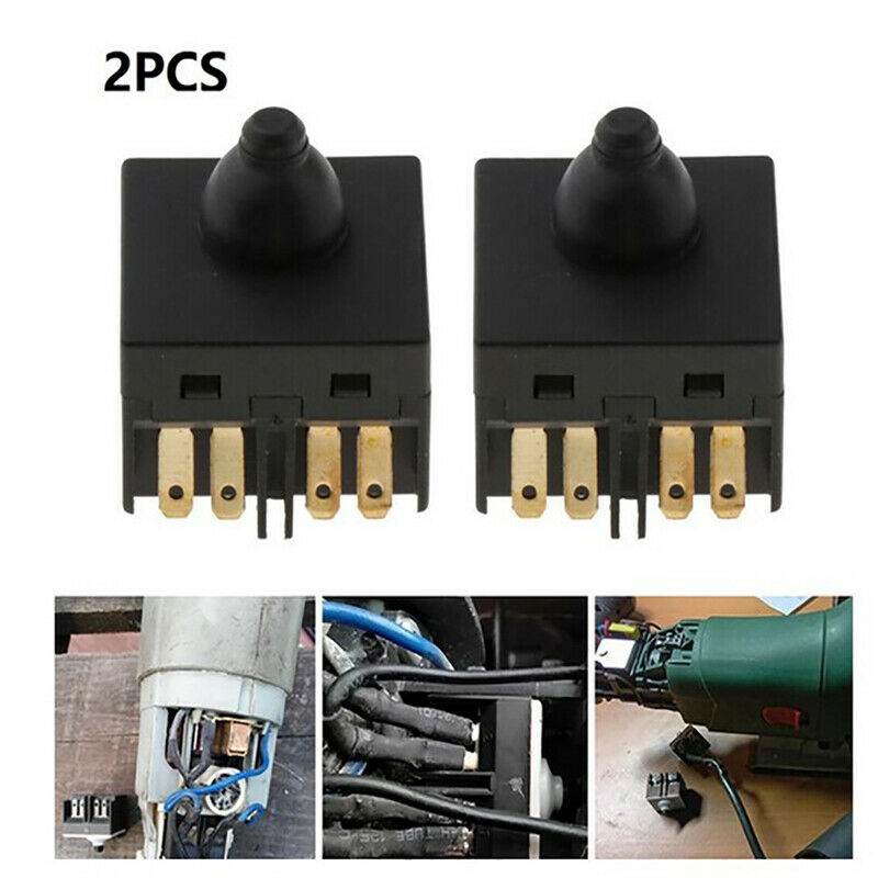 2pcs Replacement Push Button Switch For Angle Grinder GWS6-100 Polis DbAPUKY XC