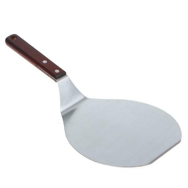 13Inch Pizza Cake Lifter Spatula Stainless Steel Baking Transfer Holding Tray