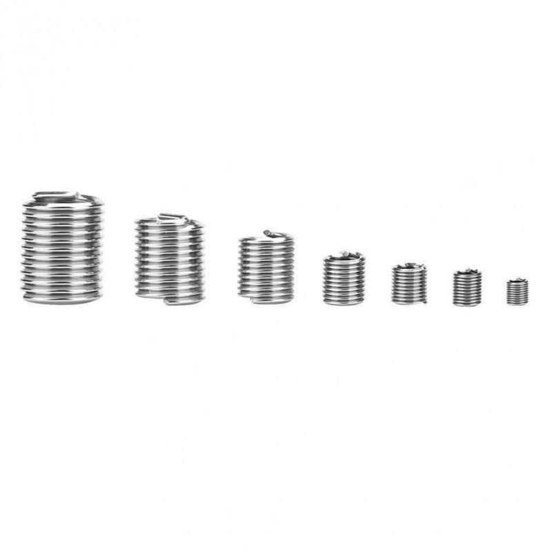 60Pcs Stainless Steel Helicoil Insert Thread Repair Kit-M3 M4 M5 M6 M8 M10 M12