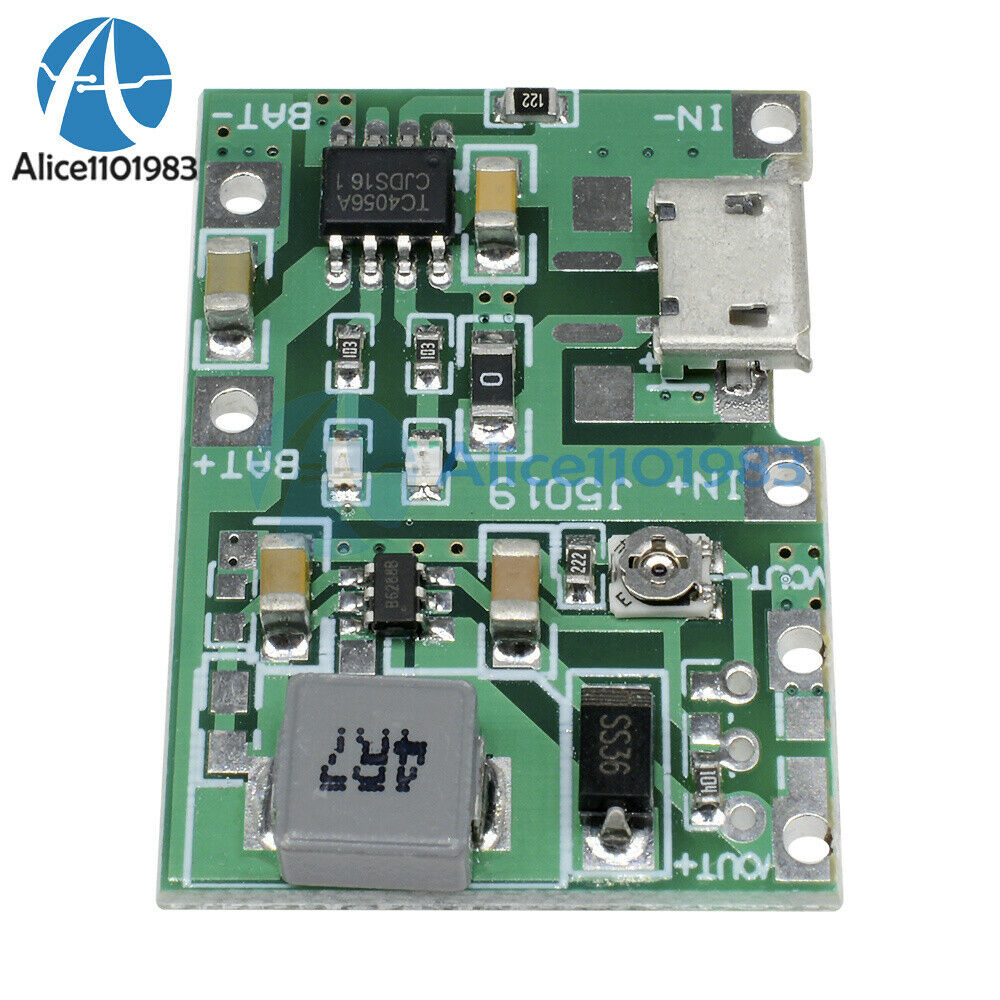 5PCS Battery Charger Board DC 3.7V 4.2V Step Up 18650 Li-ion Boost Module