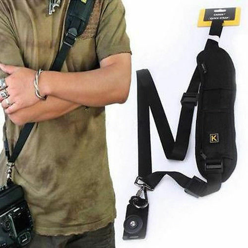 Black Single Shoulder Sling Belt Strap for Canon Powershot G1 X