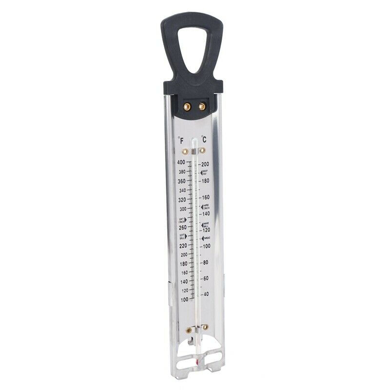 Candy/Jelly/Deep Fry Thermometer, Stainless Steel, with Pot Clip Attachment anH3