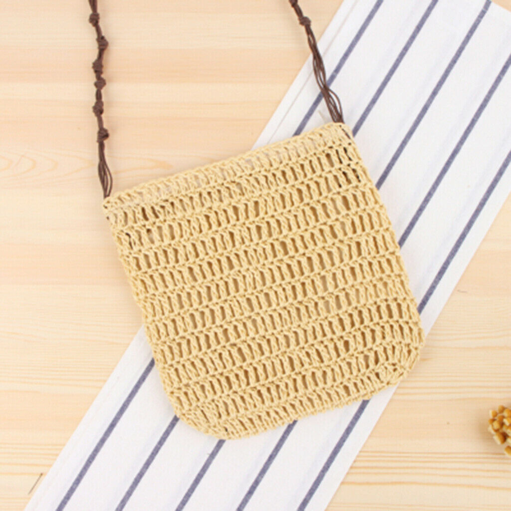 Ladies Hand-woven Satchel Messenger Beach Crossbody Bags with Cool Comfortable