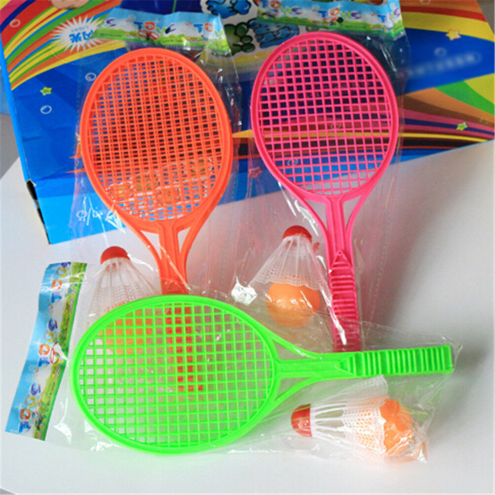 Kids Outdoor Badminton Tennis Set Racket Parent-child Sport Educational To.l8