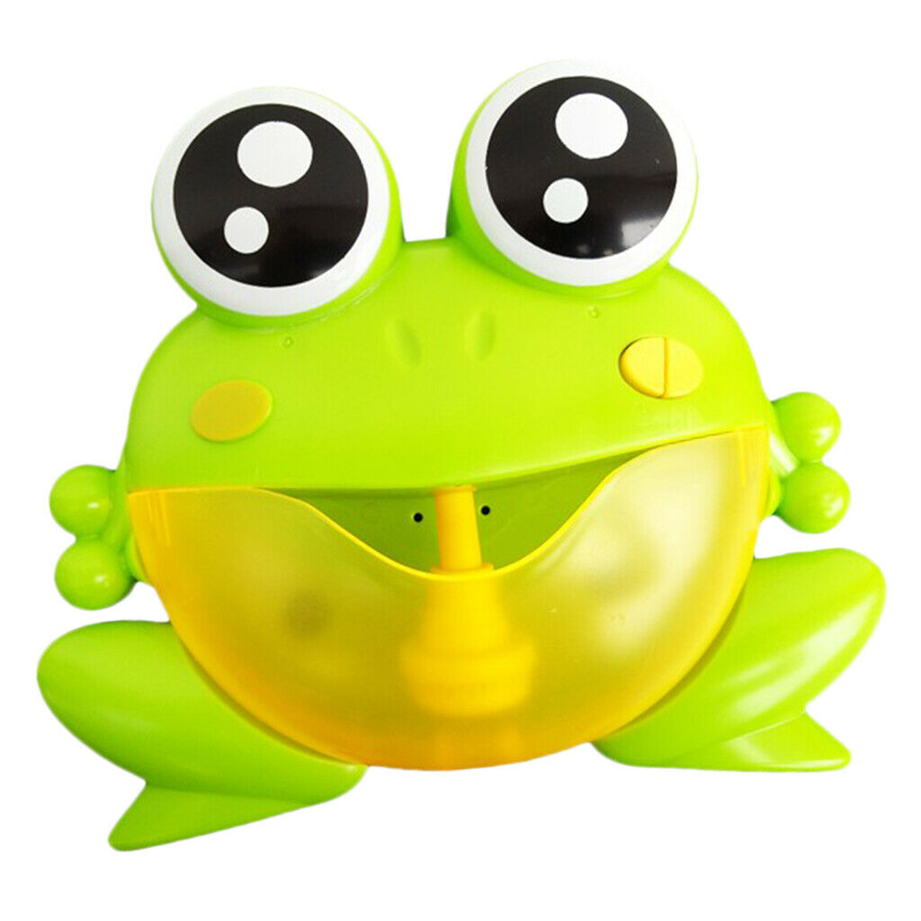 Battery Powered Automatic Frog Bubble Machine, Portable Bubbles Maker for Kids