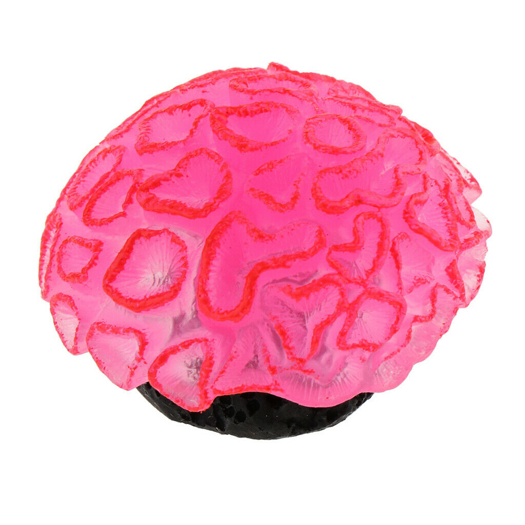 10 Pcs Artificial Coral Decor, Glowing Coral Reef Decorations for Colorful