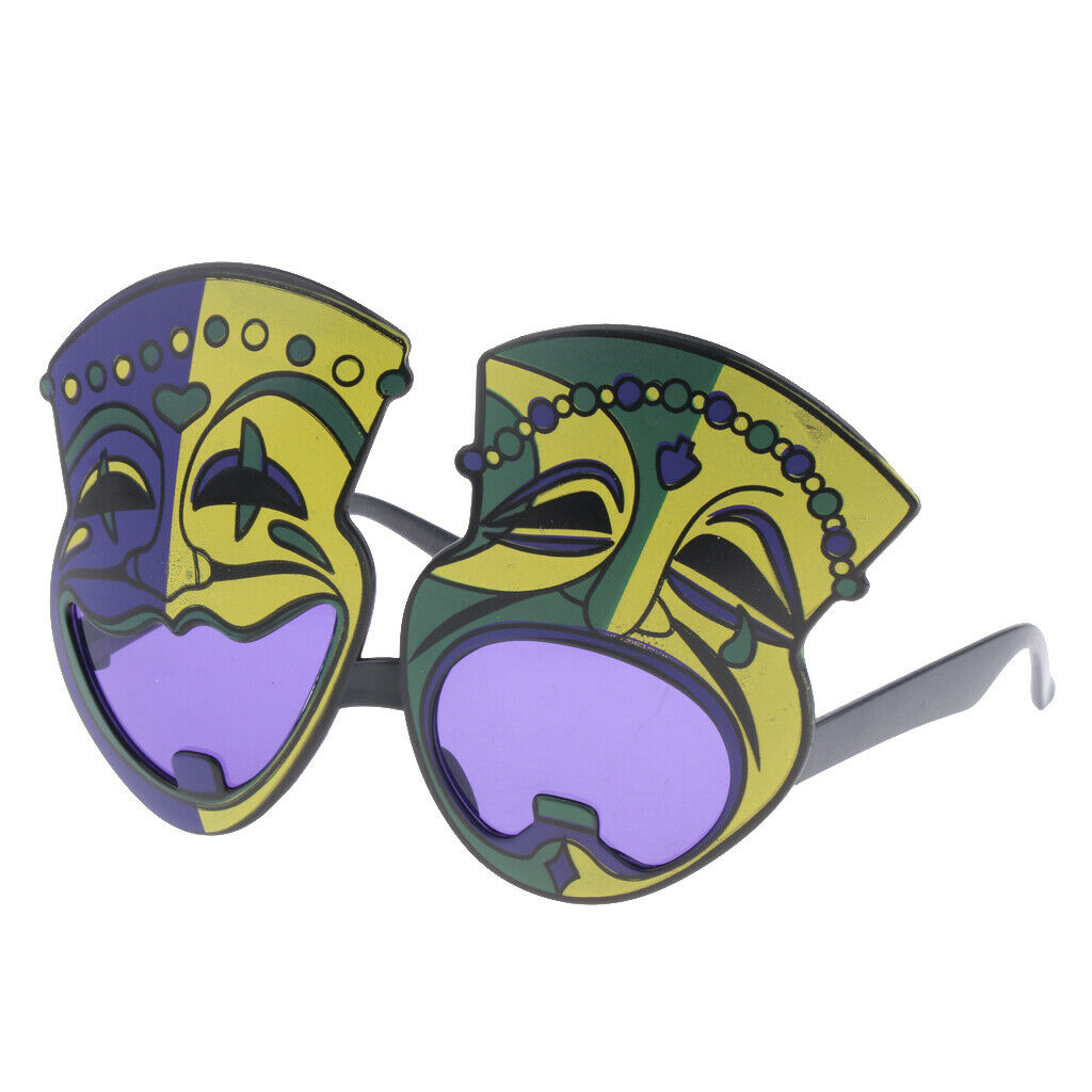Grimace Eyeglasses Masquerade Party Eyewear Glasses Halloween Costume Supply