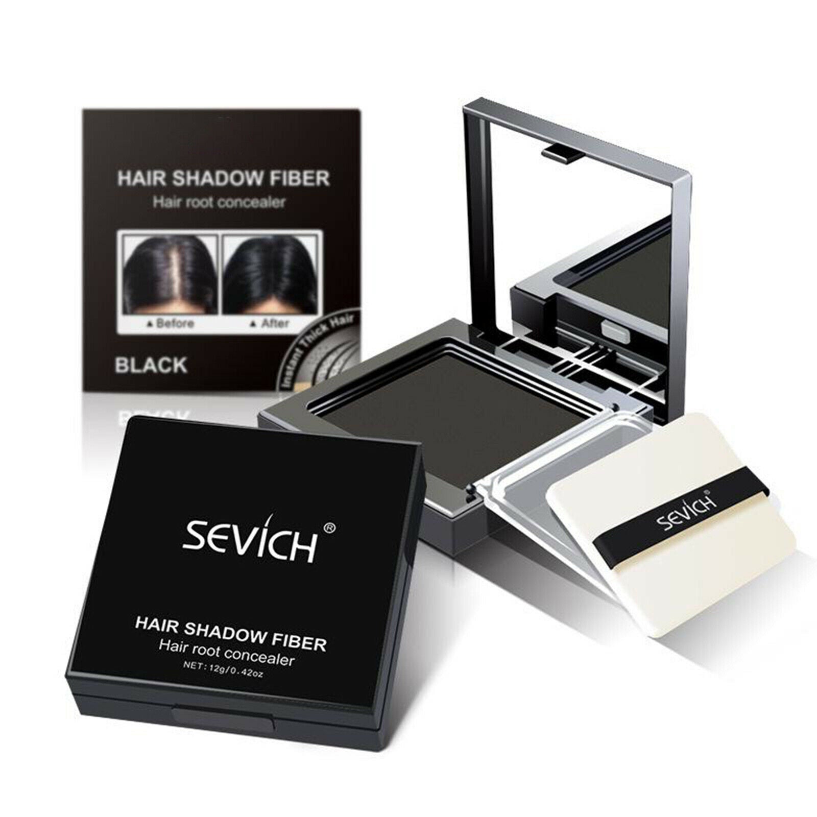 Hair Line Powder Concealer Counter Edge Control Hair Filler dark brown
