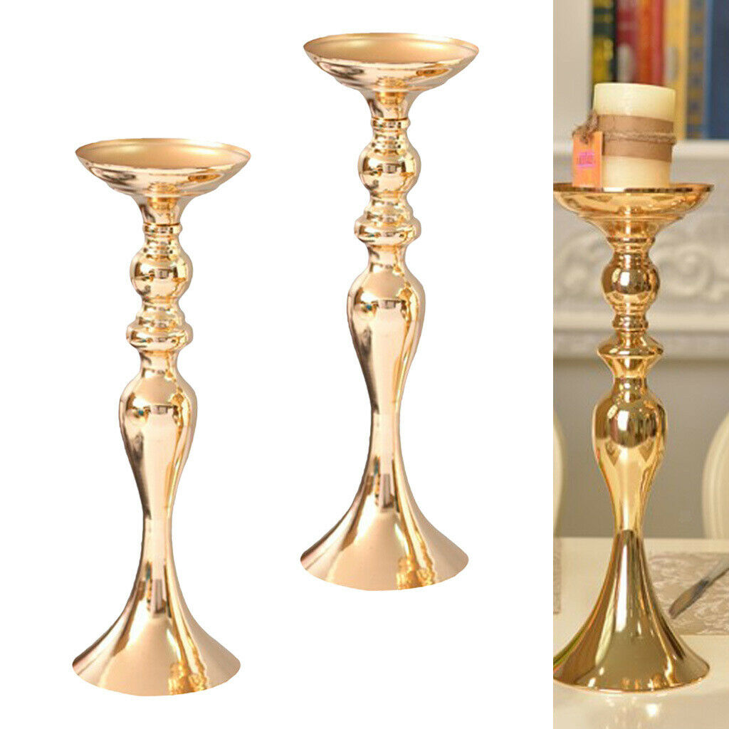 2 Pieces Flower Pot Candle Holder for Wedding