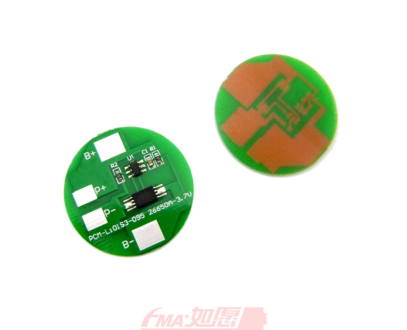 2x LiFe 3.2V Battery PCM Protection Circuit Module to LiFePO4 26650 C:3A  SM095