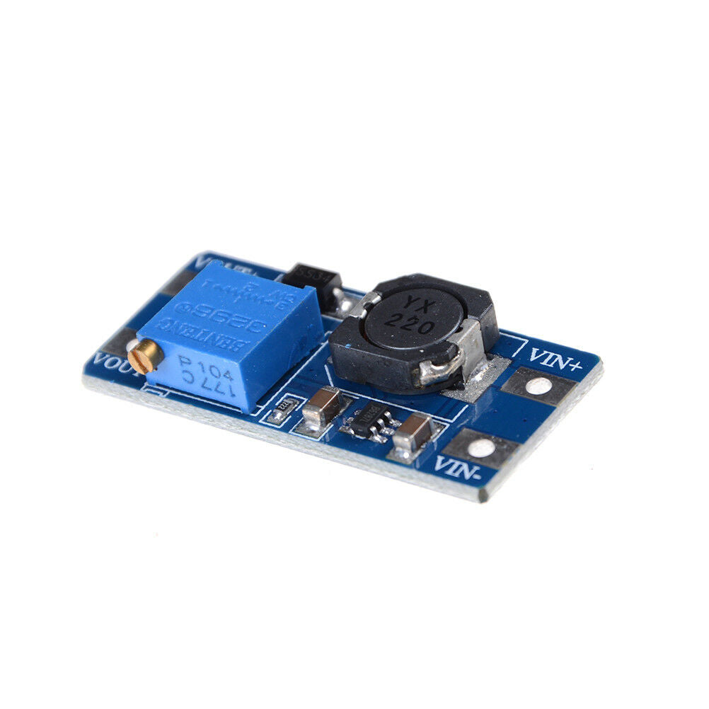 MT3608 Step Up Power Supply Module DC-DC 2V-24V to 5/9/12/28V Adjustable.l8
