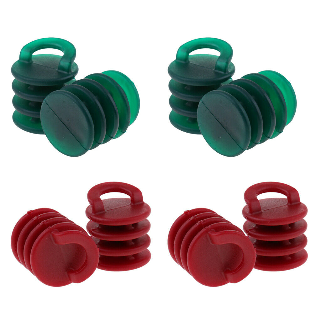 8Ã— Kayak Scupper Plugs Nylon Ocean Canoe Bungs Replacement Accessories for Sit