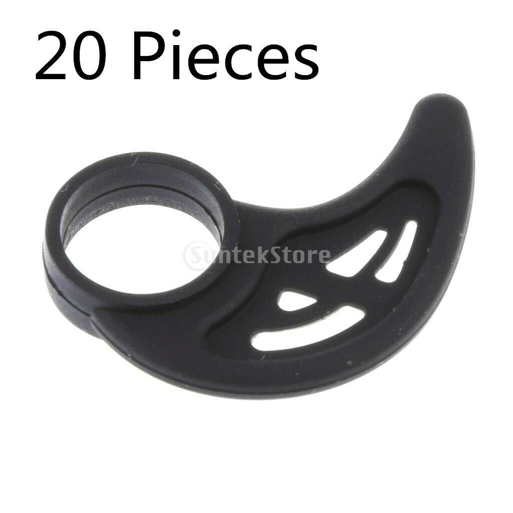 10 Pairs Replacement Eartips Ear Fins Earhooks Ear Cushions for Bluetooth Sport