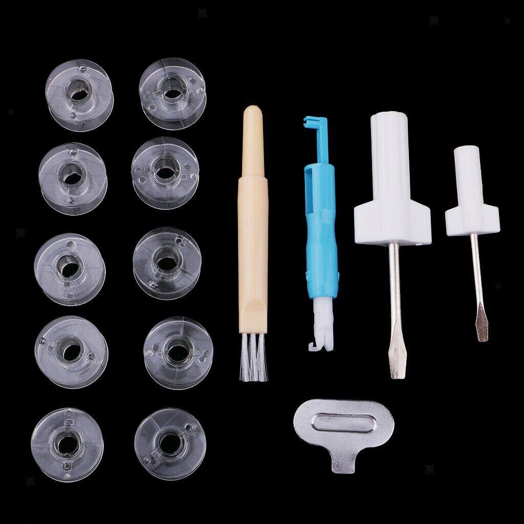 Sewing Machines  Threader Screwdriver Bobbins And Storage Box for DIY