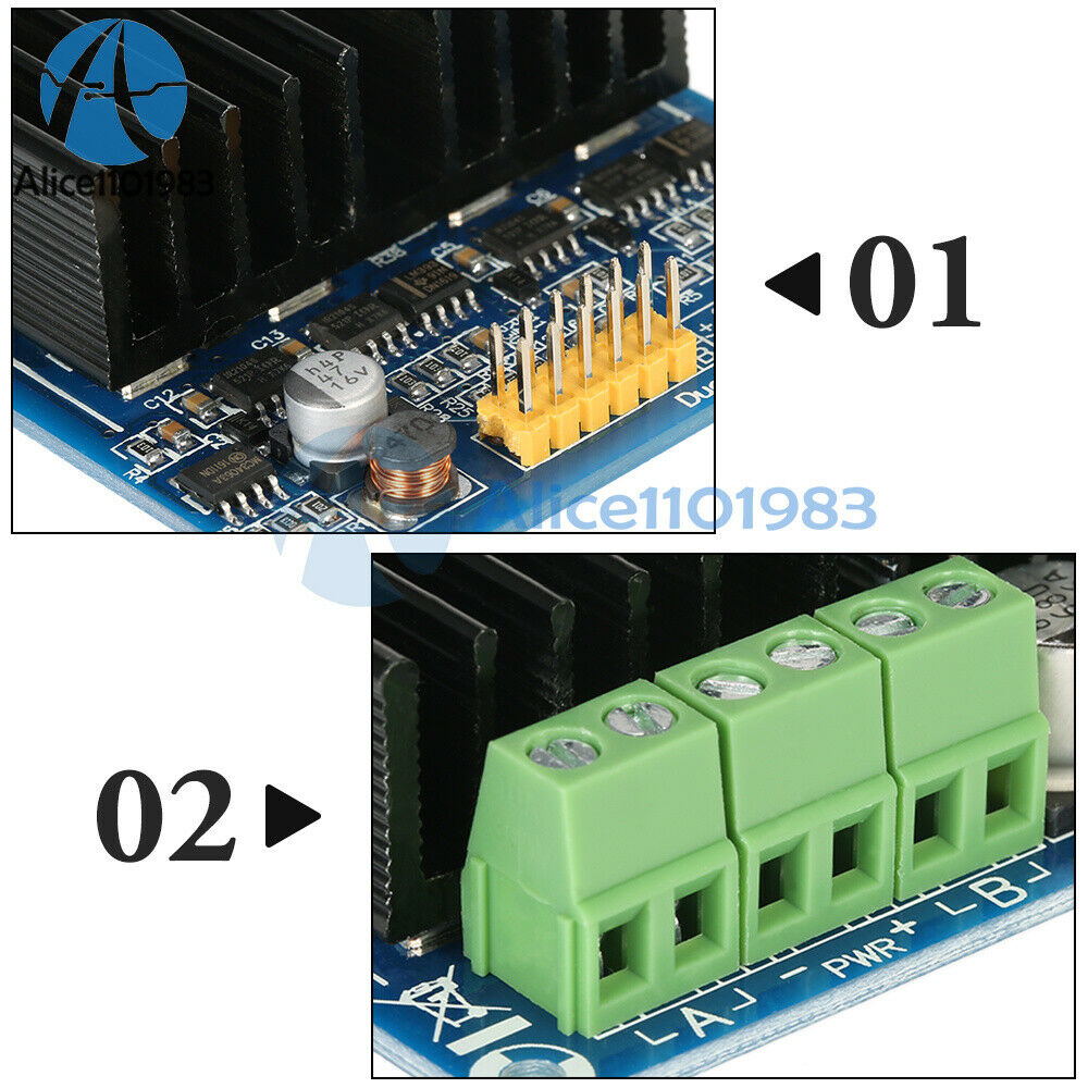 DC 5V-15V 30A Dual Channel With H bridge Motor Drive Module Controller