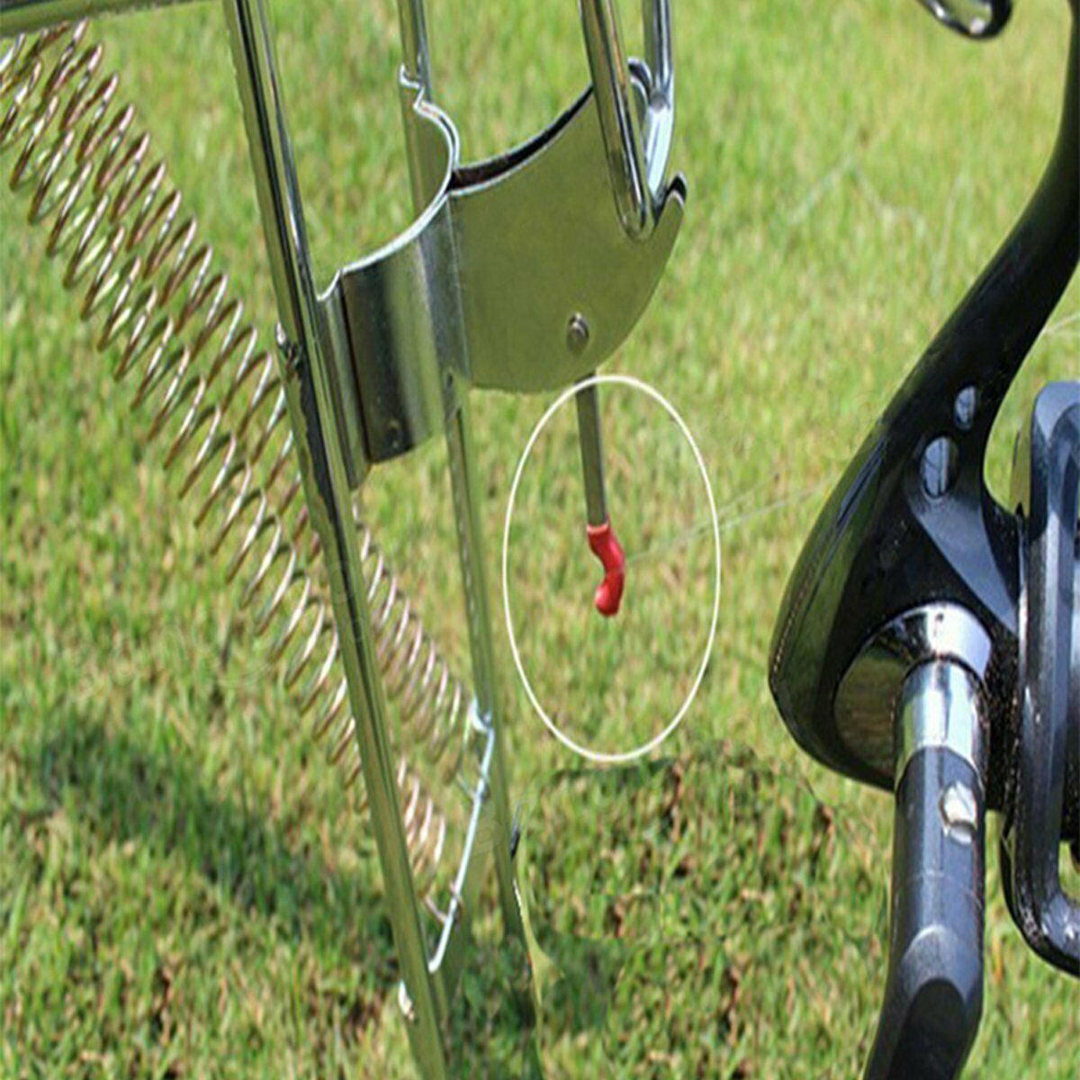Best Fishing Rod Holder Automatic Tip-Up Hook Setter Fish Pole Tackle Bracket.