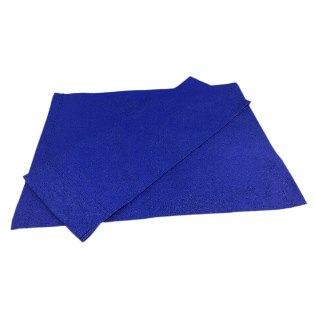 4X Canvas Backrest Seat Cloth for Cross Folding Chair/Stool/Seat Blue