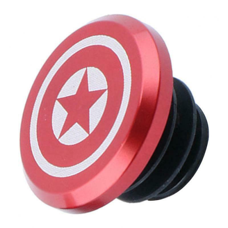 1 Piece Alloy Bicycle Bike Handlebar End Plugs Bar End   Red B