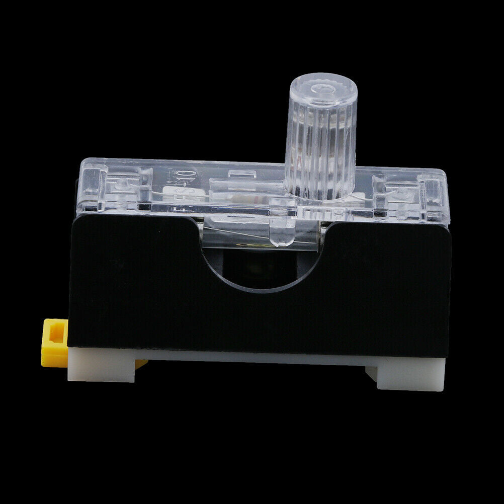 FS101 10a 6*30mm fuse socket with indicator light din rail mounted fuse .l8